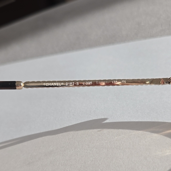 Chanel Gold Women's Sunglasses - Picture 7 of 14